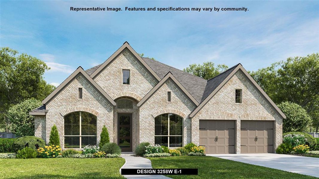 New construction Single-Family house Design 3258W, 26110 Happy Home Street, Hockley, TX 77447 - photo