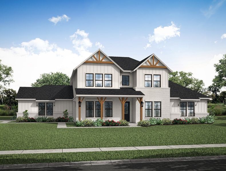 New construction Single-Family house 3443 Farmhouse, West Bluff Drive, Montgomery, TX 77354 - photo