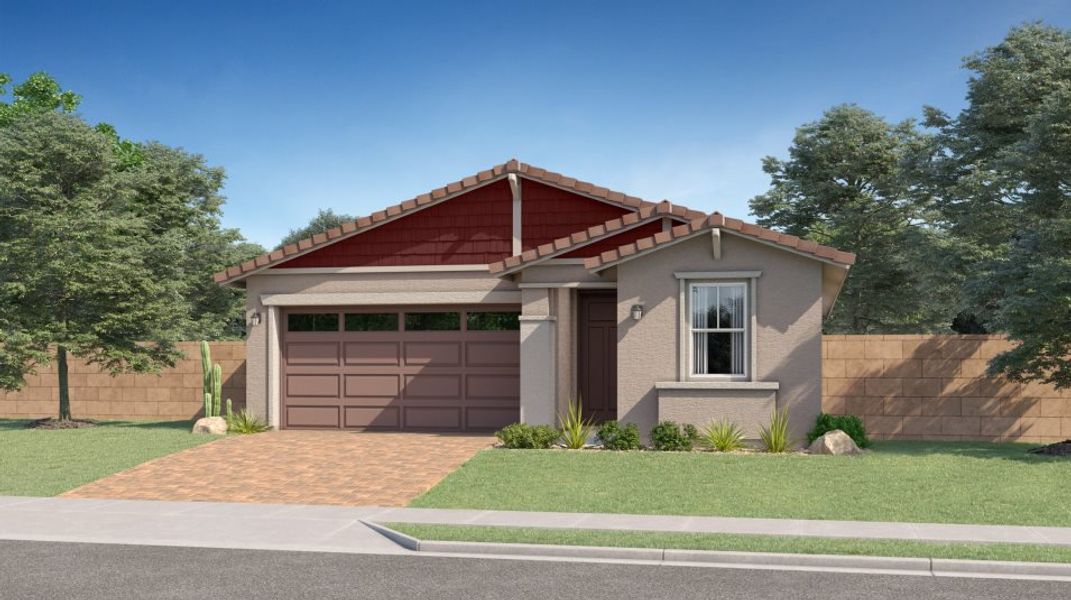 New construction Single-Family house 3347 S 156Th Ave, Goodyear, AZ 85338 Ironwood- photo