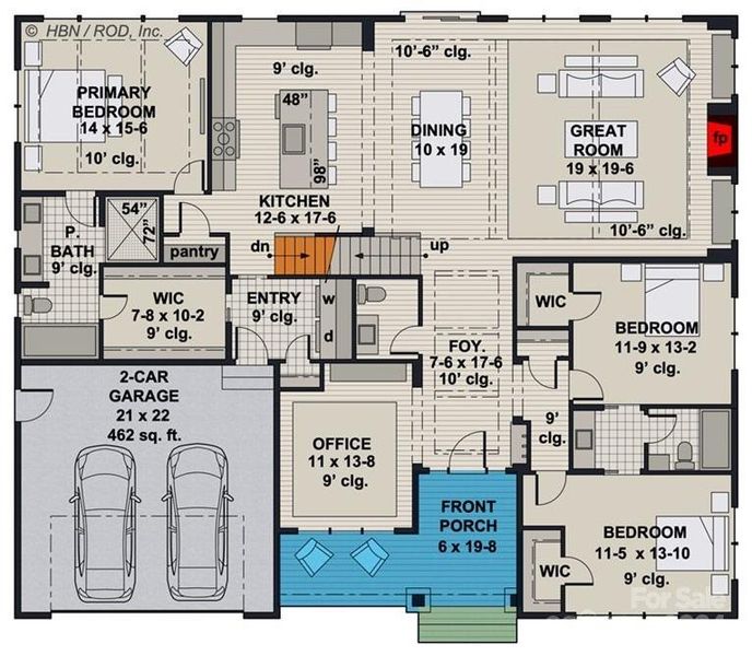 Please note that the rendering provided is for illustrative purposes only and may not exactly represent the final home. It may include optional features that could change. For details on included and optional features, please consult the builder representative. Homeowners will have the opportunity to personalize their home with various selections offered.