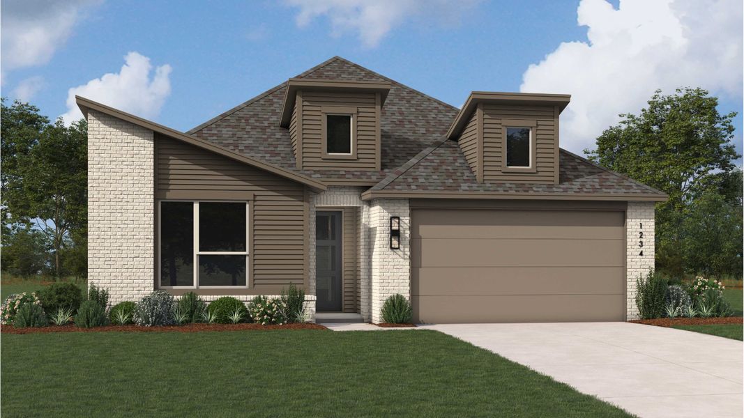 New construction Single-Family house Monet Plan, 1700 Casting Ridge, Mesquite, TX 75181 - photo
