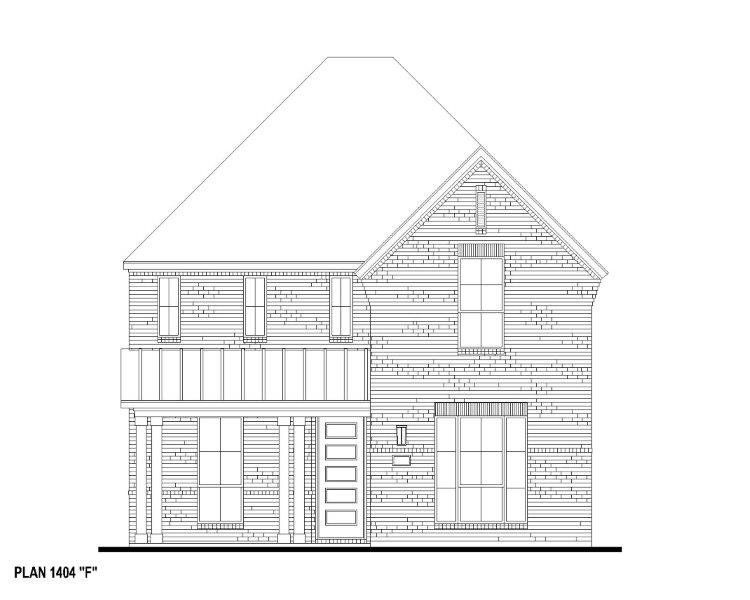 Plan 1404 Elevation F