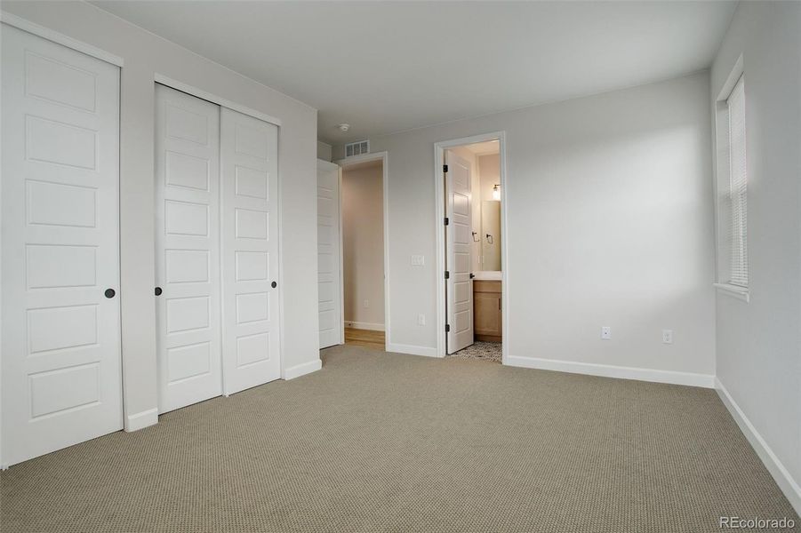 Bedroom 2: Spacious closets