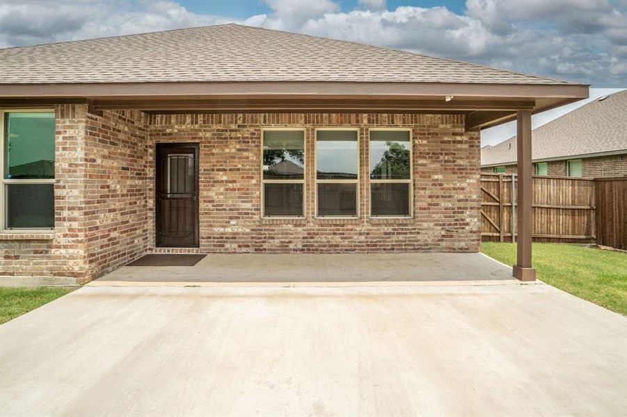 Relax or BBQ on the extended back patio!