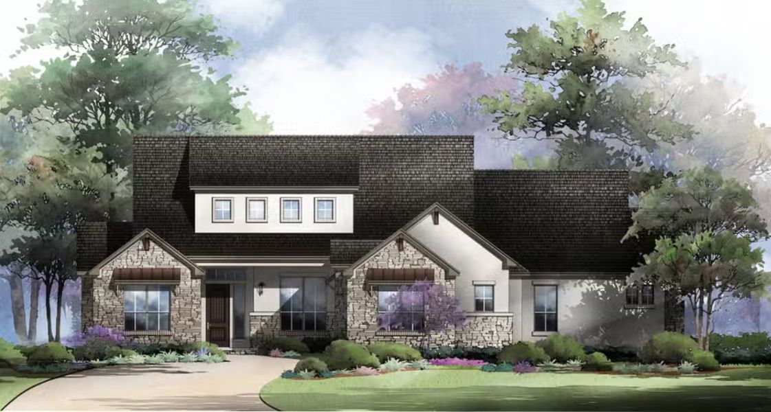 New construction Single-Family house Hereford : 90-3834S.1, 8287 Blue Oak Way, San Antonio, TX 78266 - photo