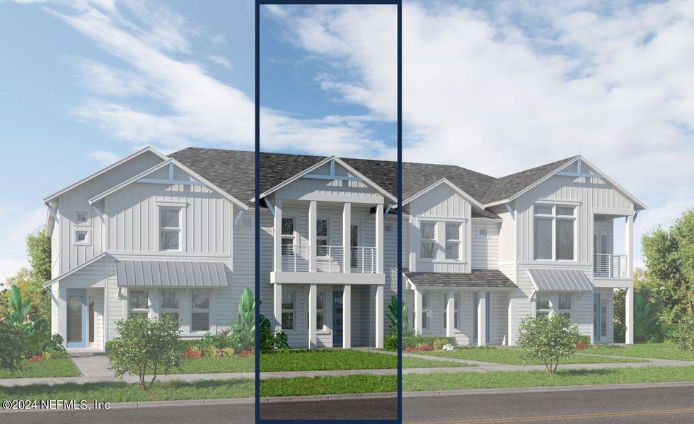 New construction Townhouse house 529 Crestview Drive, Ponte Vedra, FL 32081 - photo