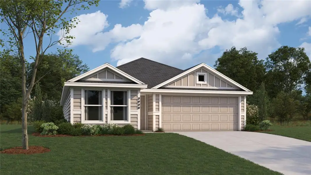 New construction Single-Family house 11835 Gabbro Drive, Justin, TX 76247 Ashton II - photo
