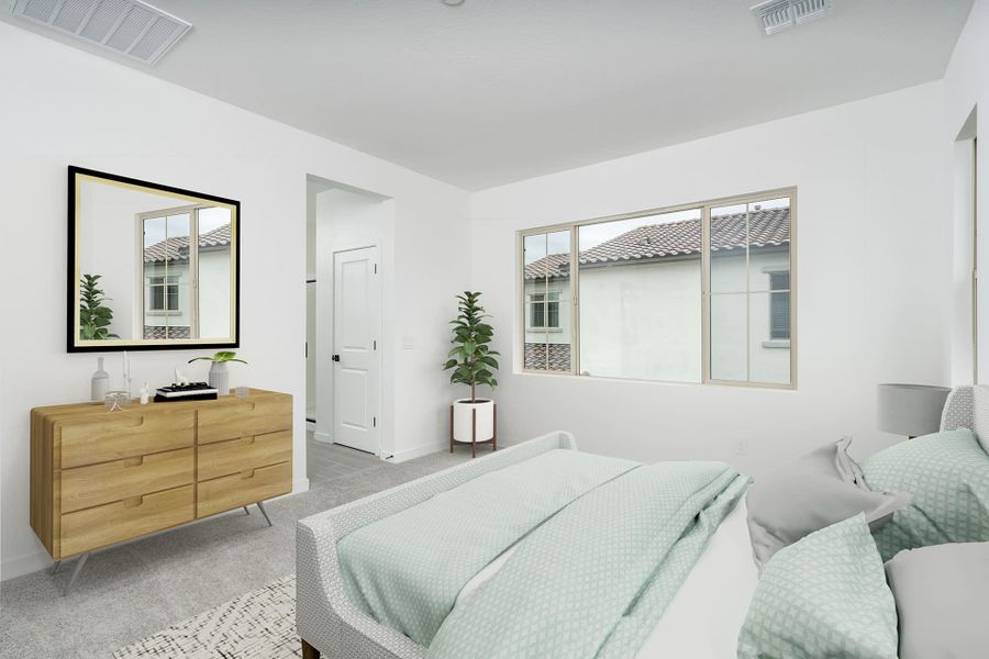 Primary Bedroom | Holden | Rev at Eastmark | New homes in Mesa, AZ | Landsea Homes