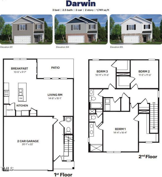 Darwin Floorplan MLS