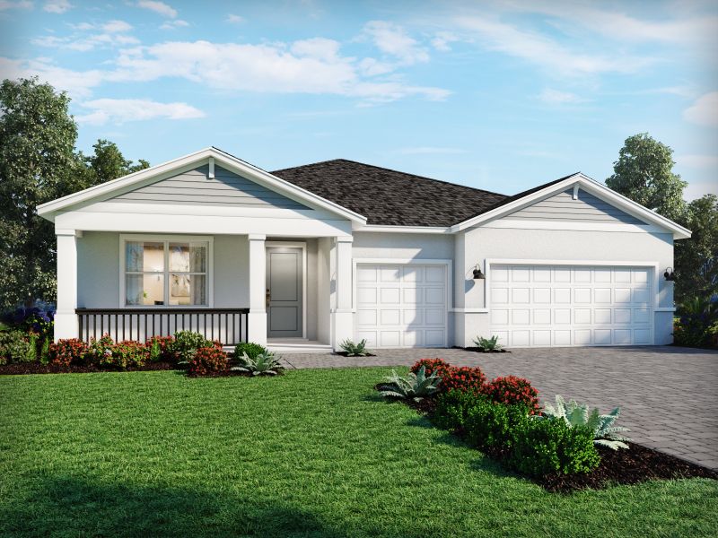 New construction Single-Family house Coral, 6255 Sweetwood Drive, Port Saint Lucie, FL 34987 - photo