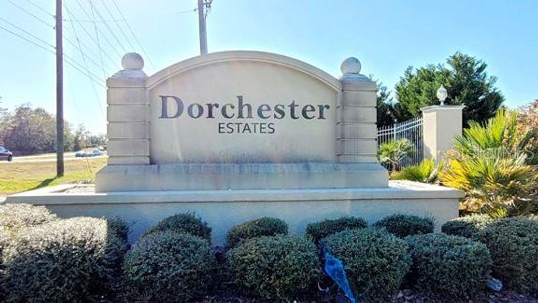 Dorchester Estates back entrance