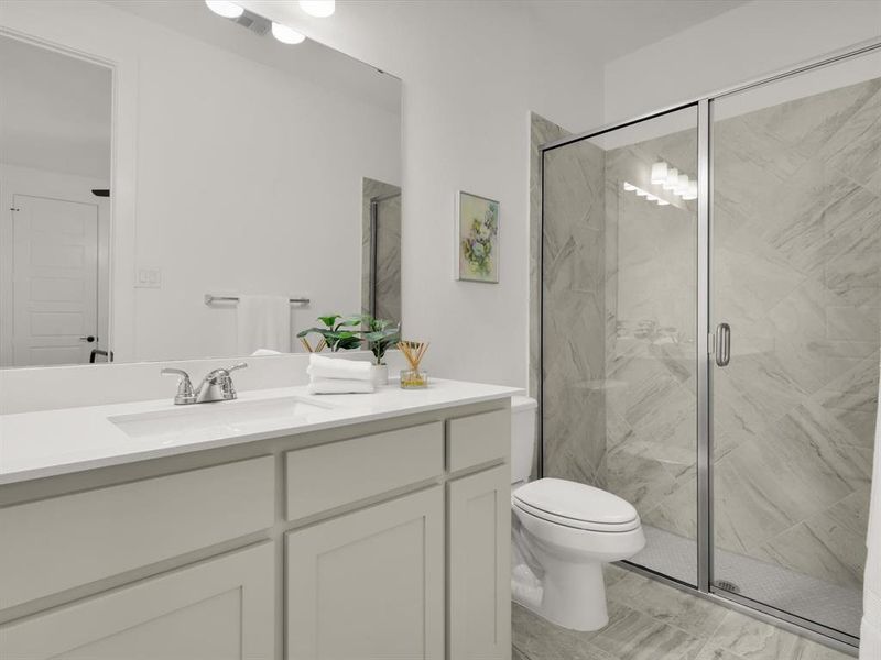 Guests will enjoy a downstairs ensuite with a large walk-in shower.