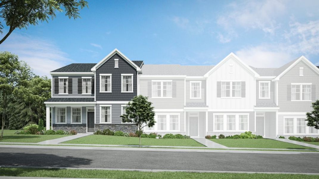 New construction Townhouse house 1525 Foal Run Trail, Wake Forest, NC 27587 Dylan- photo