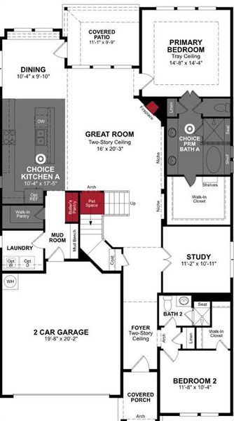 Beazer Homes Goodland Summerfield plan