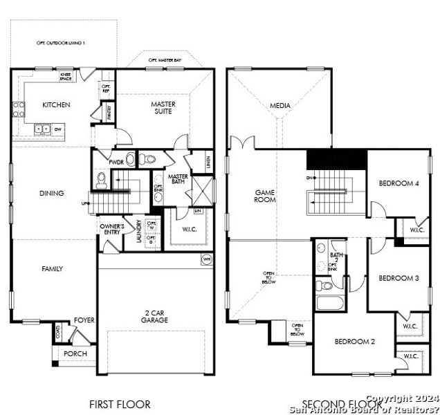 New construction Single-Family house 25807 Marigold Oaks, Boerne, TX 78006 The Medina (3011)- photo