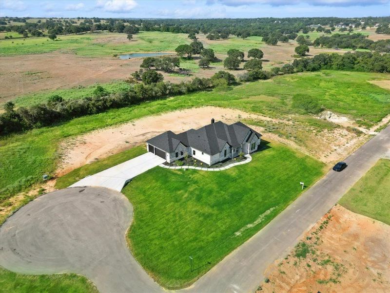 Drone / aerial view featuring a rural view