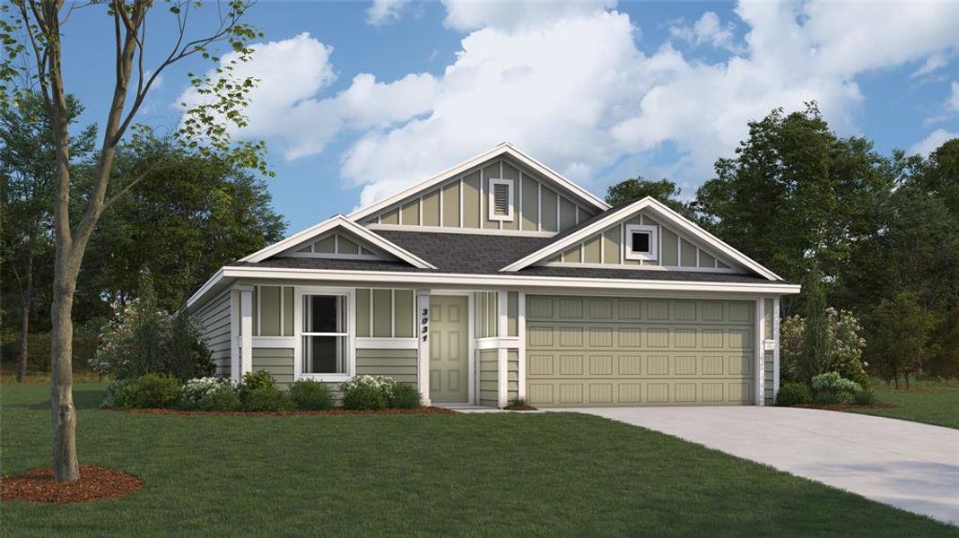 New construction Single-Family house 11815 Arkoma Drive, Justin, TX 76247 Agora III- photo