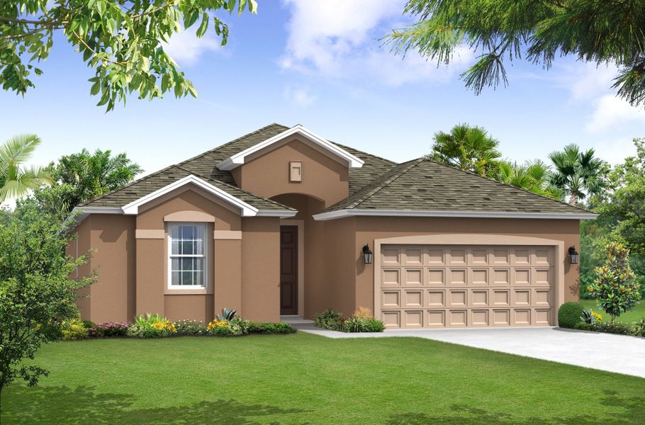 Juno French Country elevation home plan William Ryan Homes Tampa
