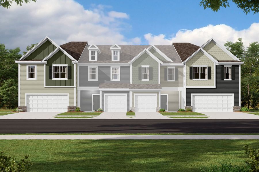 New construction Townhouse house Catawba - Smart Series Townhomes, 733 Earhart Street Northwest, Concord, NC 28027 - photo
