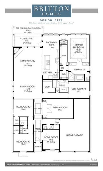 New construction Single-Family house 2420 Rose Run Way, Celina, TX 75009 523A- photo