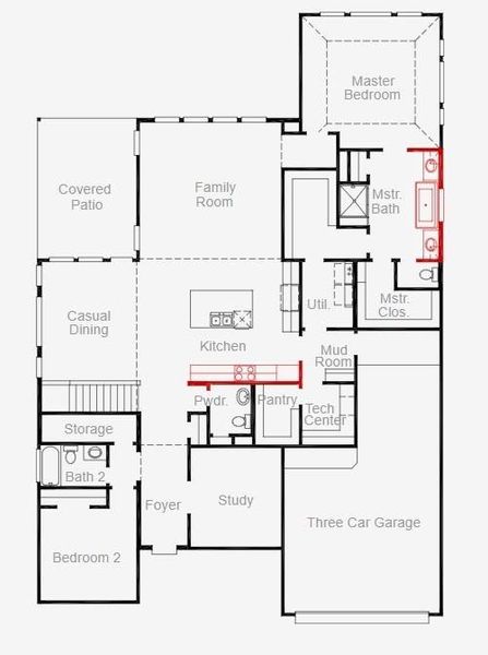 1st Floor Diagram