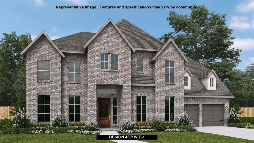 New construction Single-Family house Design 4891W, 1105 Joe Carson Drive, Leander, TX 78641 - photo