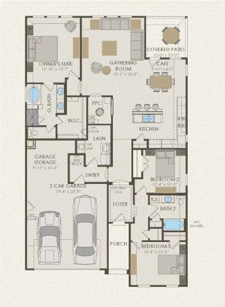 Pulte Homes, Arlington floor plan