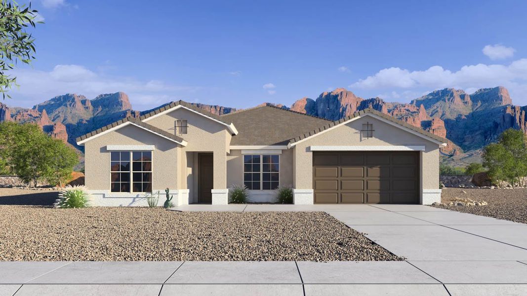 New construction Single-Family house Pearl, 9416 North 178th Drive, Waddell, AZ 85355 - photo