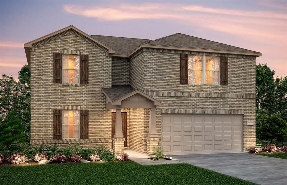 NEW CONSTRUCTION: Beautiful two-story home available at Whitewing Trails in Princeton