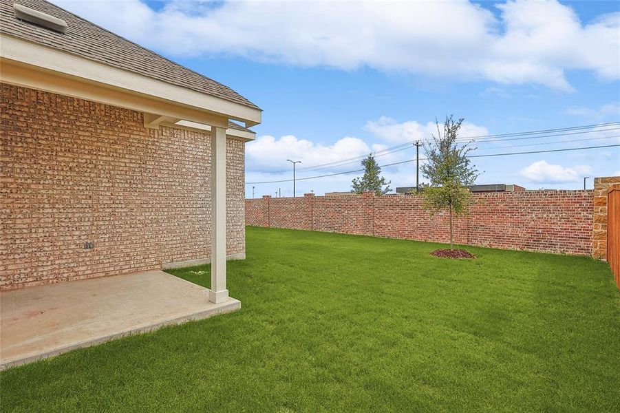 View of yard featuring a patio area