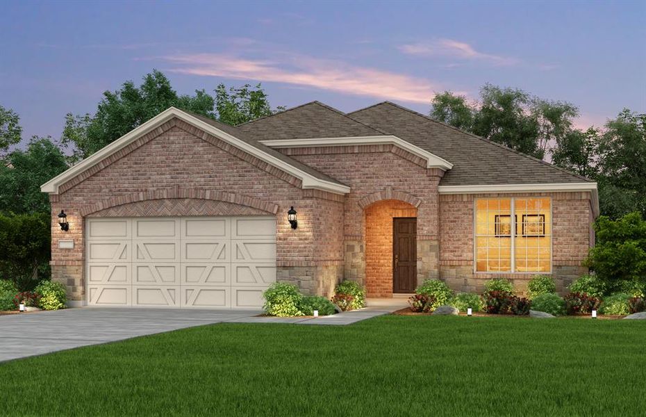 NEW CONSTRUCTION: Beautiful one-story home available at Union Park in Little Elm