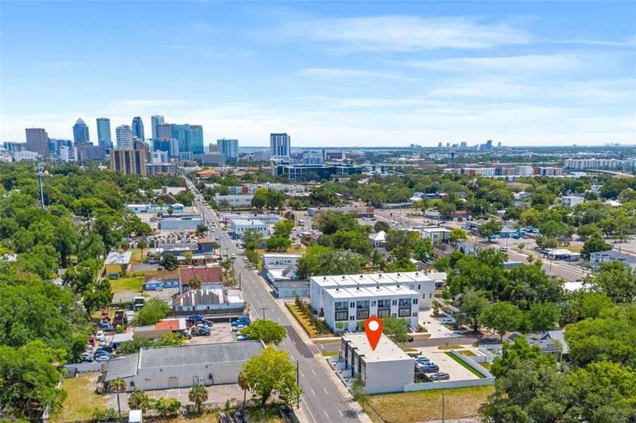 Aerial View - Close Proximity to Downtown!