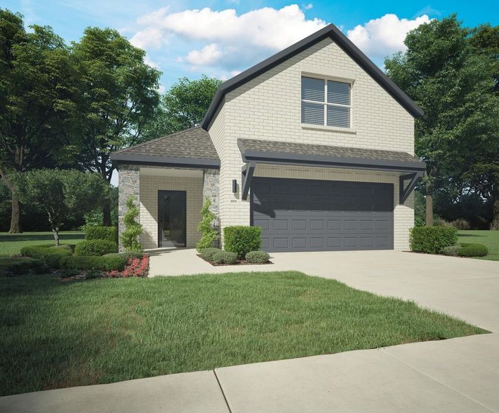 New construction Single-Family house Elm | Elevon - Texas Tree Series | 40' Lots, 302 Hope Orchards Drive, Lavon, TX 75166 - photo