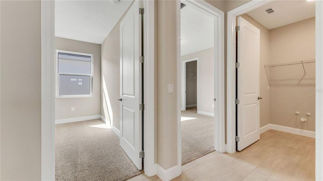 Secondary Bedroom and Laundry