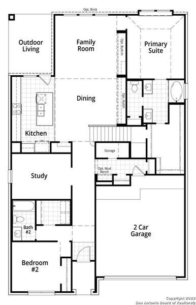 New construction Single-Family house 434 Mule Deer Grove, Cibolo, TX 78108 Rodin Plan- photo