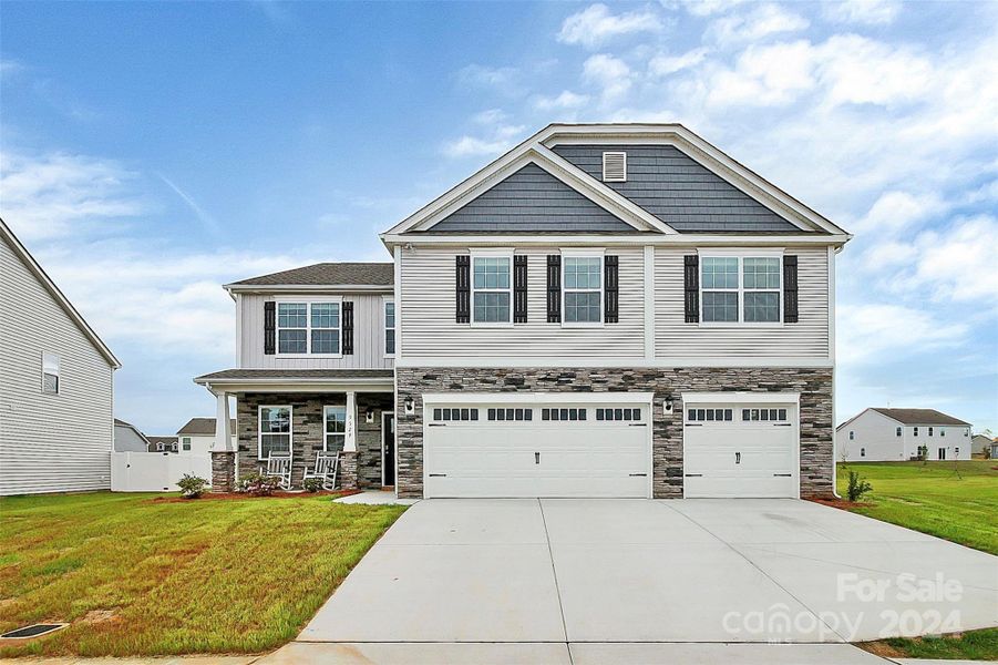 New construction Single-Family house 9529 Cotswood Place, Gastonia, NC 28056 Hatteras - photo