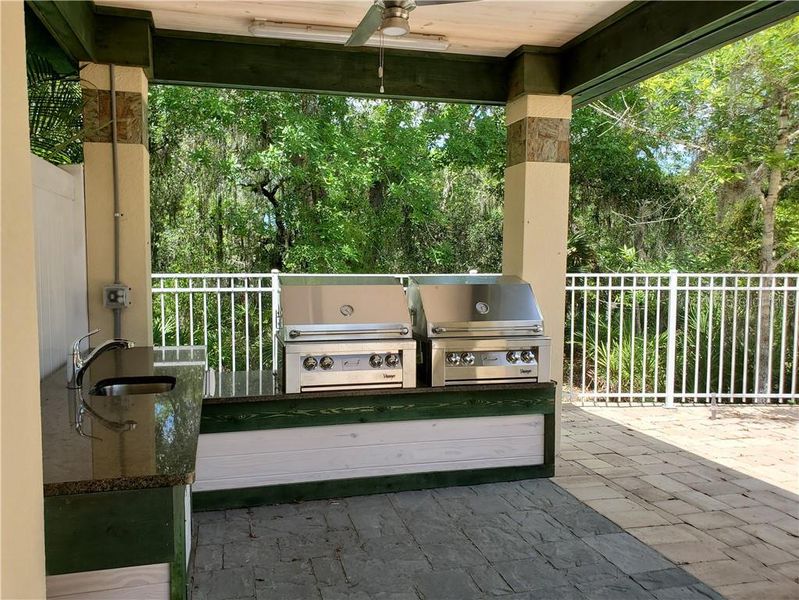 Grilling area