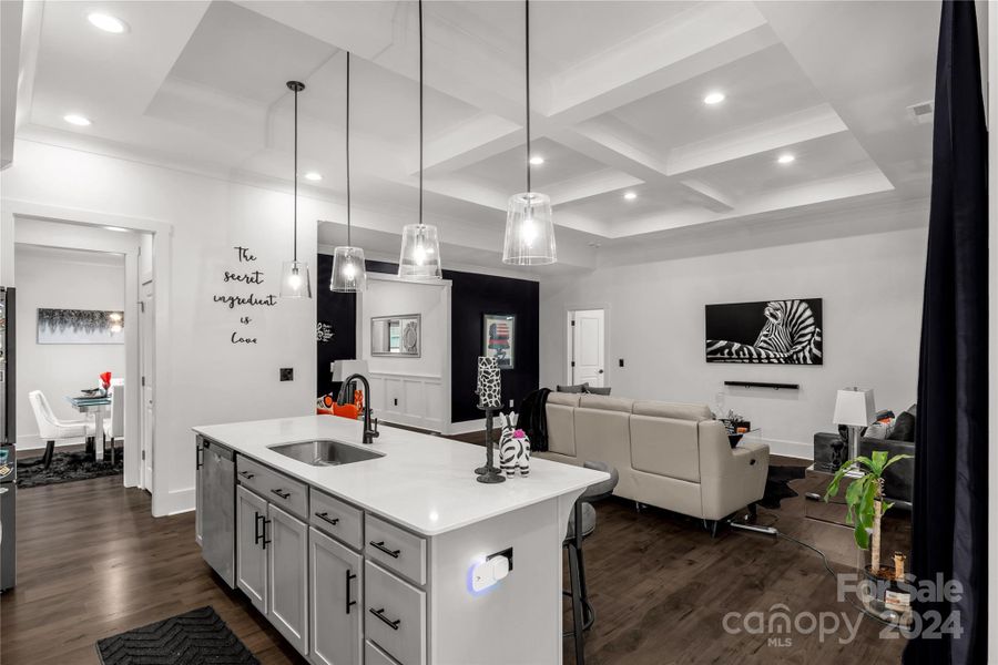 Large kitchen island for prep work