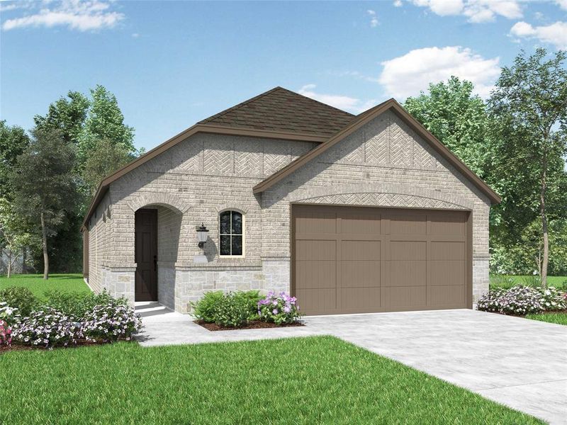New construction Single-Family house 8007 Purple Aster Pass, Lago Vista, TX 78645 Corby Plan- photo