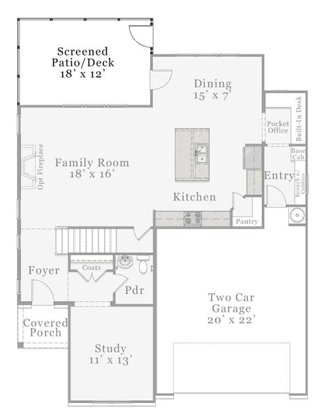 Optional - Screened Deck / Patio