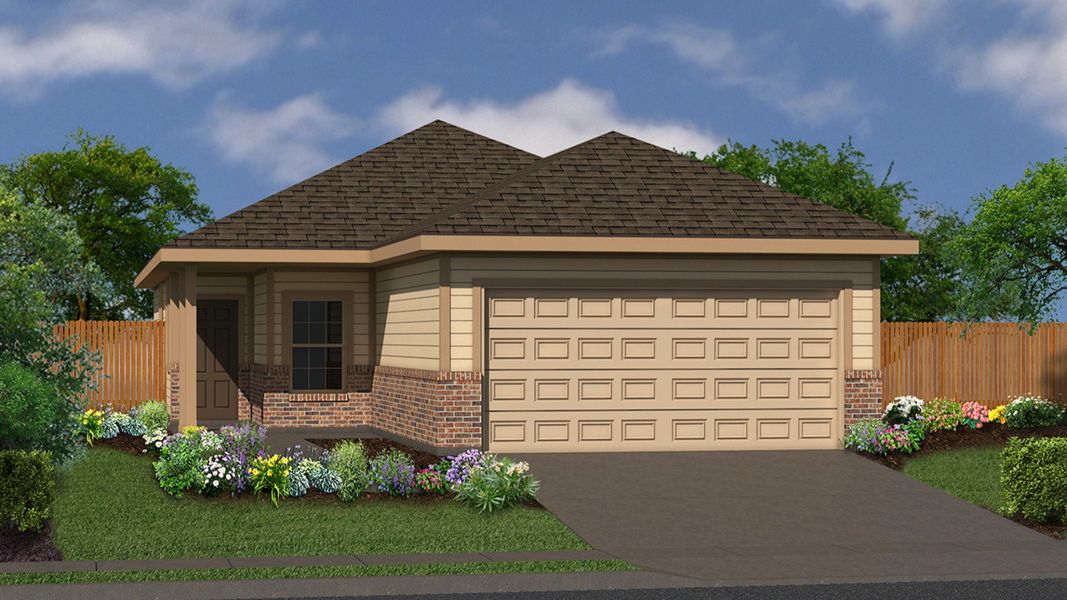 New construction Single-Family house The Alpine, 7402 Toledo Bend, San Antonio, TX 78252 - photo