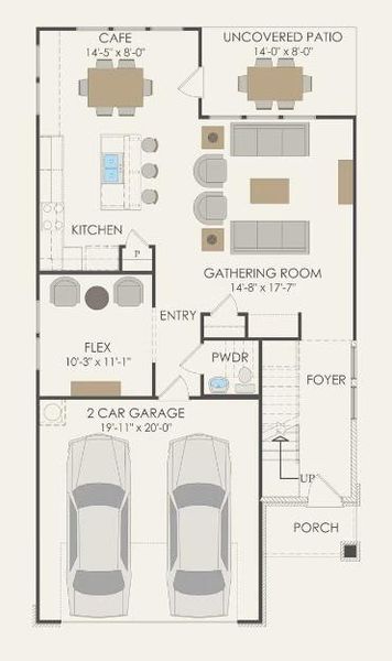 Pulte Homes, Sienna floor plan