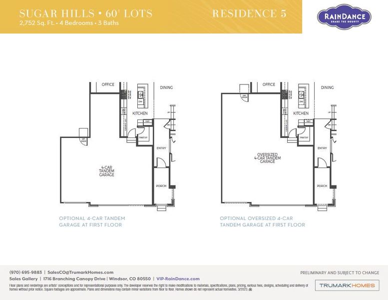 Sugar Hills Plan 5 Floor Plan