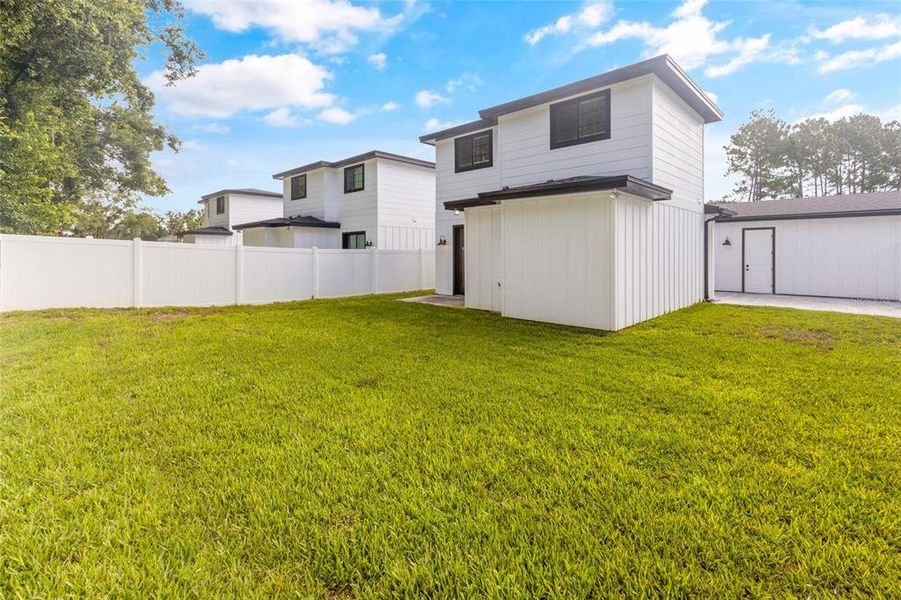 Fully Fenced Yard