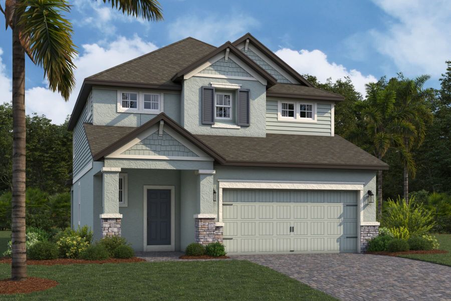 Aspen Elevation E - Siding