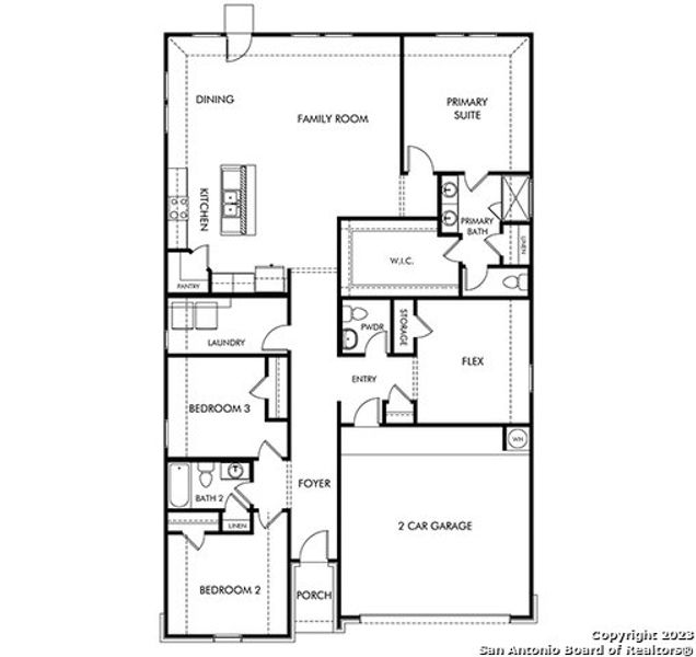New construction Single-Family house 17006 Eaton Terrace, San Antonio, TX 78247 The Fitzhugh (C402)- photo