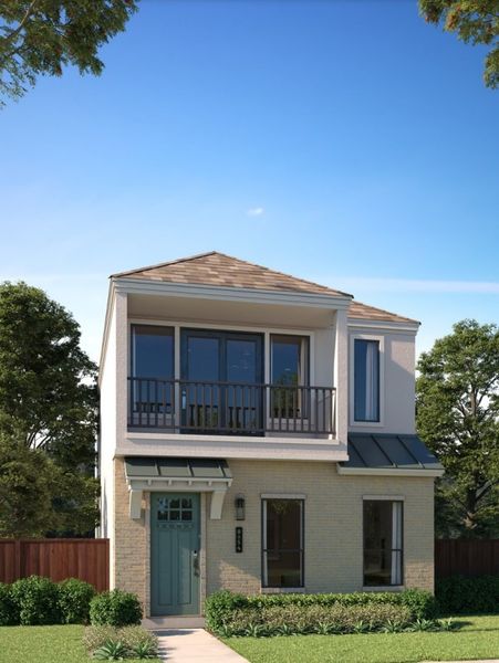 New construction Single-Family house Lyndhurst Soft Contemporary Opt. B, 8120 Bromley Drive, Dallas, TX 75231 - photo