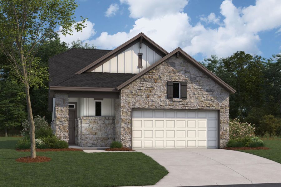 New construction Single-Family house 234 Comfort Maple Lane, Dripping Springs, TX 78620 Catura- photo