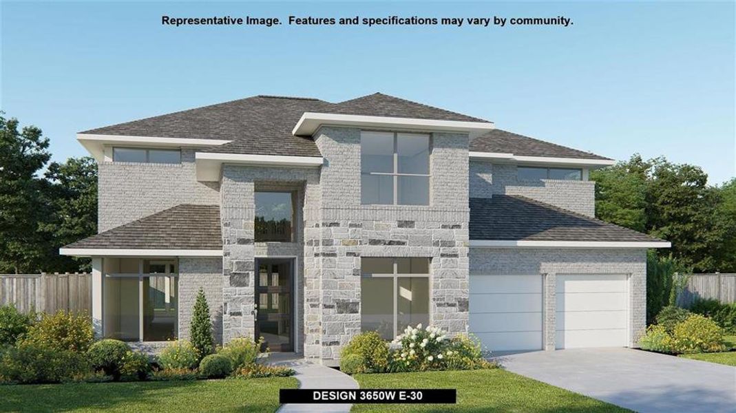 New construction Single-Family house 29810 Longleaf Grove Lane, Fulshear, TX 77441 Design 3650W- photo