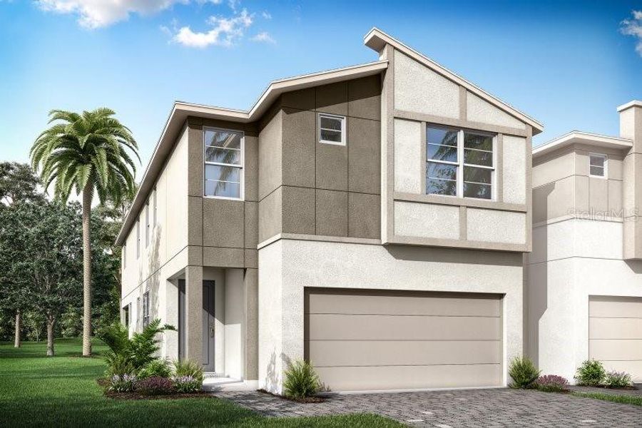 New construction Townhouse house 1113 Creek Valley Court, Brandon, FL 33511 Venice- photo